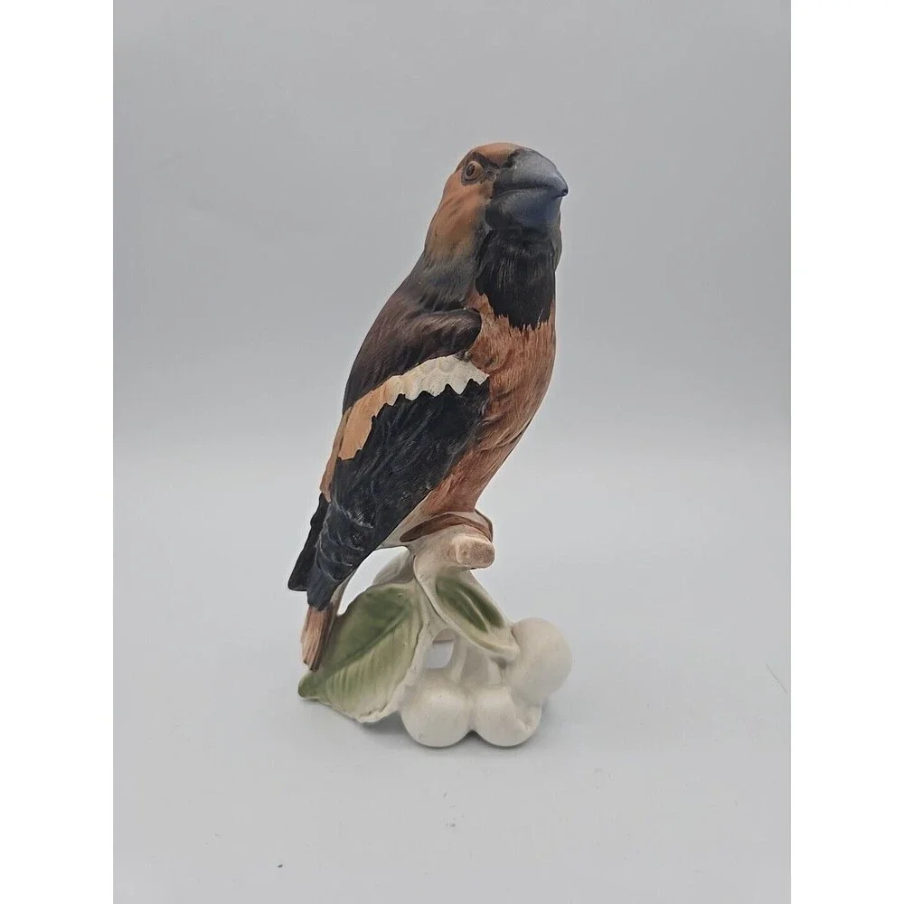 Goeble Hawfinch W Germany Porcelain Figurine Birds of The Forest